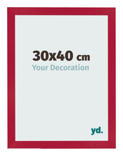 Fotokader 30x40cm Rood MDF Bologna Voorzijde Maat | Yourdecoration.be