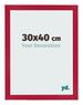 Fotokader 30x40cm Rood MDF Bologna Voorzijde Maat | Yourdecoration.be