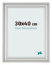 Fotokader 30x40cm Zilver Mat MDF Lazio Voorzijde Maat | Yourdecoration.be
