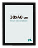 Fotokader 30x40cm Zwart Hoogglans MDF Bologna Voorzijde Maat | Yourdecoration.be