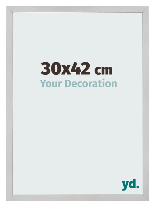 Fotokader 30x42cm Edelstaal MDF Bologna Voorzijde Maat | Yourdecoration.be