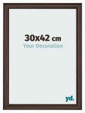 Fotokader 30x42cm Eiken Donker MDF Lazio Voorzijde Maat | Yourdecoration.be