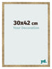 Fotokader 30x42cm Goud Antiek MDF Bologna Voorzijde Maat | Yourdecoration.be