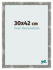 Fotokader 30x42cm Metaal Vintage MDF Pisa Voorzijde Maat | Yourdecoration.be