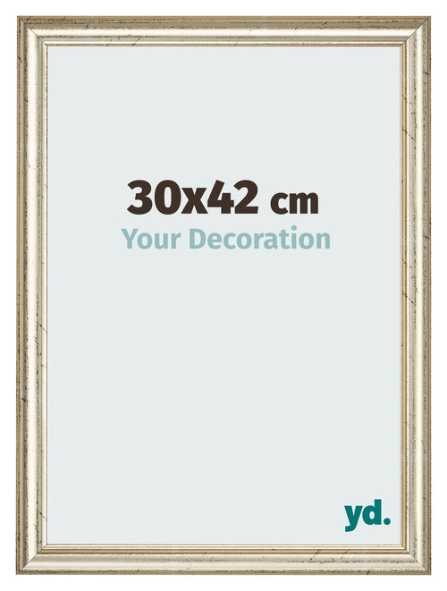 Fotokader 30x42cm Metaalglans MDF Lazio Voorzijde Maat | Yourdecoration.be