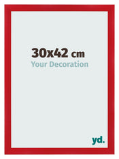 Fotokader 30x42cm Rood MDF Pisa Voorzijde Maat | Yourdecoration.be