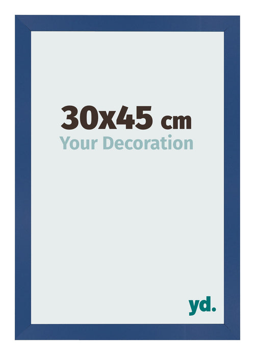 Fotokader 30x45 cm Donkerblauw MDF Bologna Voorzijde Maat | Yourdecoration.be
