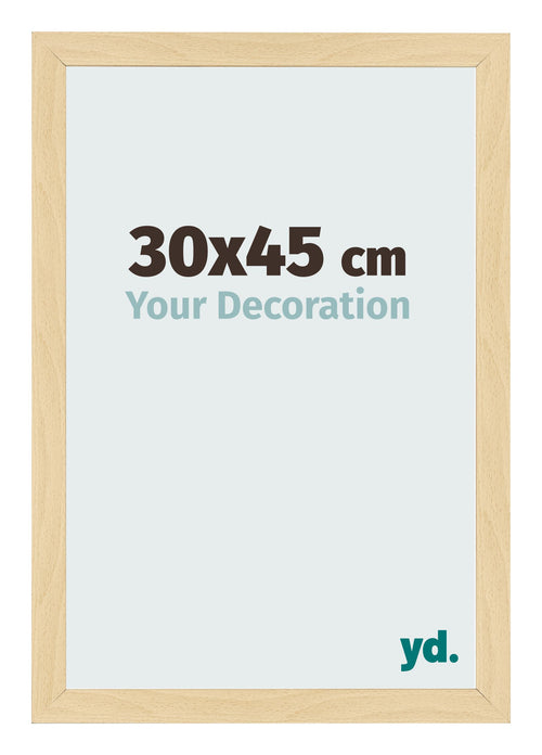 Fotokader 30x45cm Beuken Decor MDF Bologna Voorzijde Maat | Yourdecoration.be