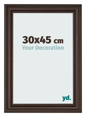 Fotokader 30x45cm Eiken Donker MDF Lazio Voorzijde Maat | Yourdecoration.be