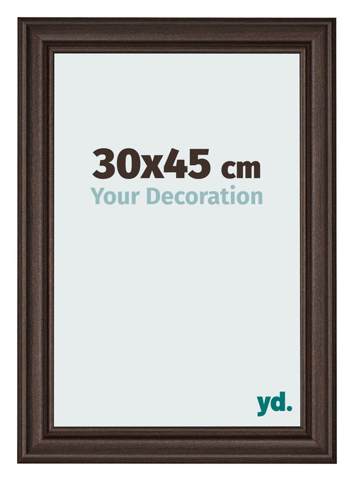 Fotokader 30x45cm Eiken Donker MDF Lazio Voorzijde Maat | Yourdecoration.be