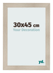 Fotokader 30x45cm Eiken Licht MDF Pisa Voorzijde Maat | Yourdecoration.be
