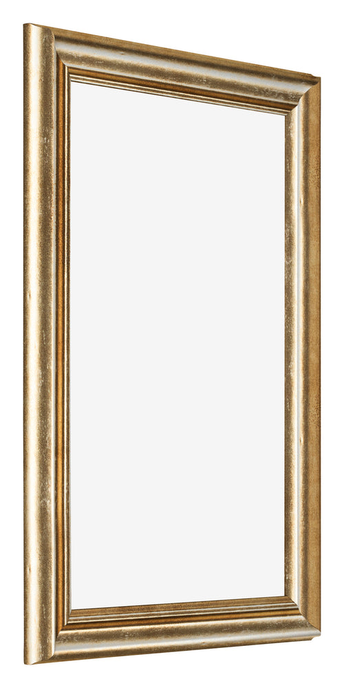 Fotokader 30x45cm Goud Antiek MDF Lazio Voorzijde Schuin | Yourdecoration.be