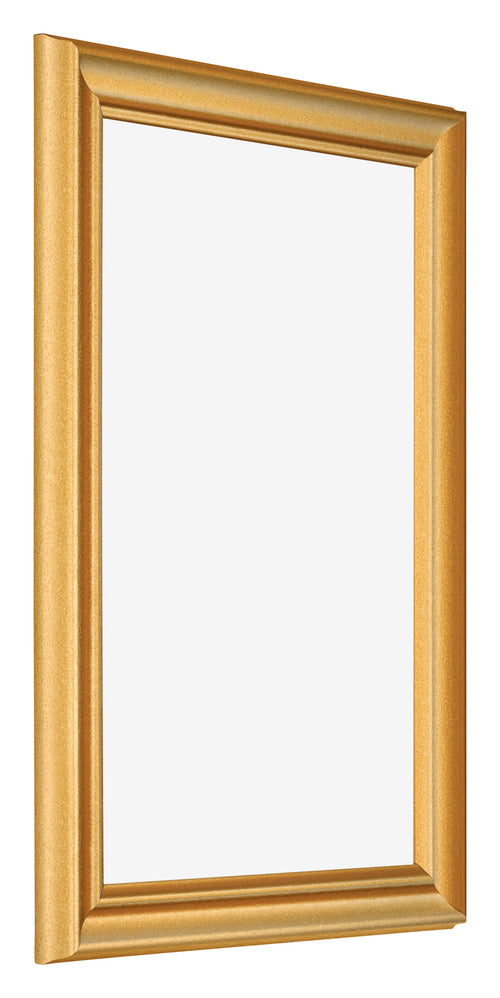 Fotokader 30x45cm Goud Mat MDF Lazio Voorzijde Schuin | Yourdecoration.be