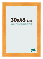 Fotokader 30x45cm Oranje MDF Pisa Voorzijde Maat | Yourdecoration.be