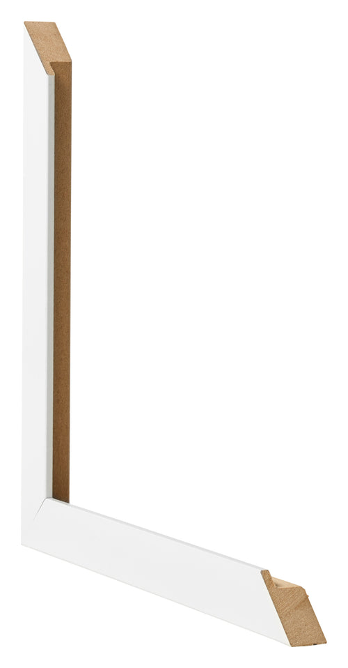 Fotokader 30x45cm Wit Hoogglans MDF Bologna Detail Doorsnede | Yourdecoration.be