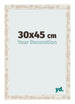 Fotokader 30x45cm Wit Vintage MDF Bologna Voorzijde Maat | Yourdecoration.be