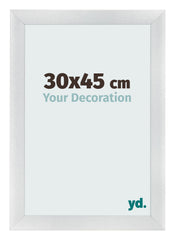 Fotokader 30x45cm Zilver Mat MDF Pisa Voorzijde Maat | Yourdecoration.be
