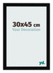 Fotokader 30x45cm Zwart Hoogglans MDF Bologna Voorzijde Maat | Yourdecoration.be