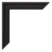 Fotokader 30x45cm Zwart Houtnerf MDF Lazio Detail Hoek | Yourdecoration.be