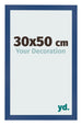 Fotokader 30x50 cm Donkerblauw MDF Bologna Voorzijde Maat | Yourdecoration.be
