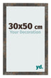 Fotokader 30x50 cm Geoxideerd Metaal MDF Bologna Voorzijde Maat | Yourdecoration.be