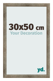 Fotokader 30x50 cm Metaal Vintage MDF Bologna Voorzijde Maat | Yourdecoration.be