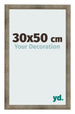 Fotokader 30x50 cm Metaal Vintage MDF Bologna Voorzijde Maat | Yourdecoration.be