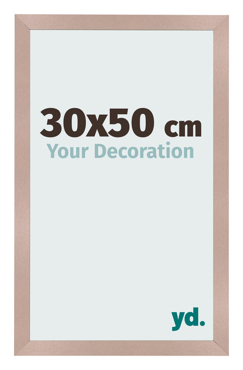 Fotokader 30x50 cm Oudroze MDF Bologna Voorzijde Maat | Yourdecoration.be