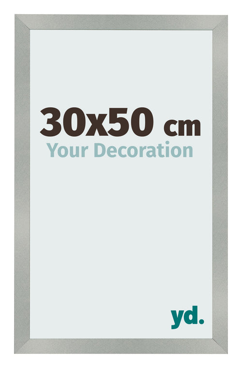Fotokader 30x50cm Aluminium Geborsteld MDF Bologna Voorzijde Maat | Yourdecoration.be
