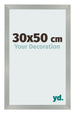 Fotokader 30x50cm Aluminium Geborsteld MDF Bologna Voorzijde Maat | Yourdecoration.be