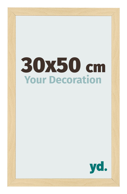 Fotokader 30x50cm Beuken Decor MDF Bologna Voorzijde Maat | Yourdecoration.be