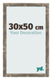 Fotokader 30x50cm Blauw Goud Gemeleerd MDF Bologna Voorzijde Maat | Yourdecoration.be