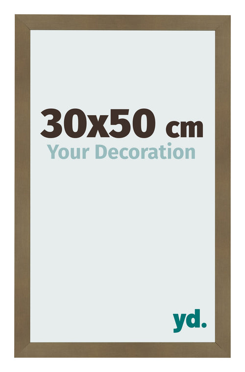 Fotokader 30x50cm Brons Decor MDF Bologna Voorzijde Maat | Yourdecoration.be