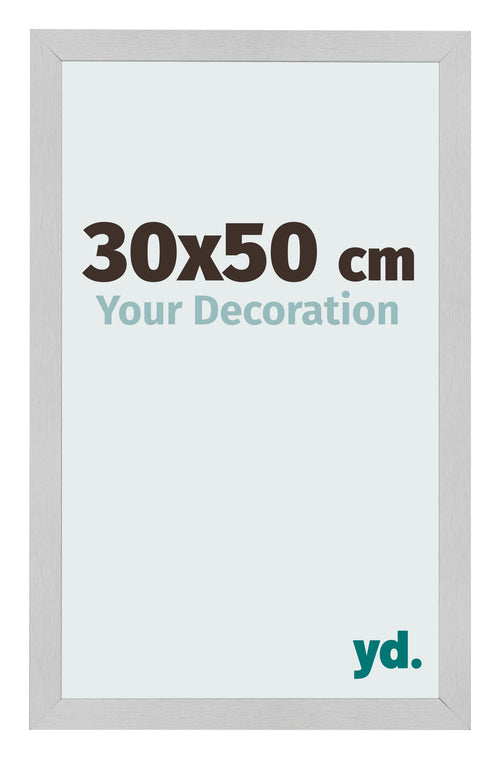 Fotokader 30x50cm Edelstaal MDF Bologna Voorzijde Maat | Yourdecoration.be