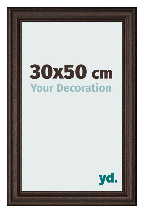 Fotokader 30x50cm Eiken Donker MDF Lazio Voorzijde Maat | Yourdecoration.be