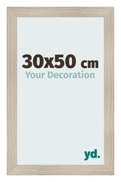 Fotokader 30x50cm Eiken Licht MDF Pisa Voorzijde Maat | Yourdecoration.be