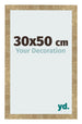 Fotokader 30x50cm Goud Antiek MDF Bologna Voorzijde Maat | Yourdecoration.be