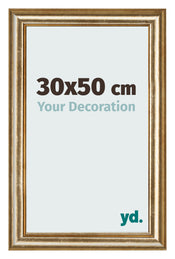 Fotokader 30x50cm Goud Antiek MDF Lazio Voorzijde Maat | Yourdecoration.be