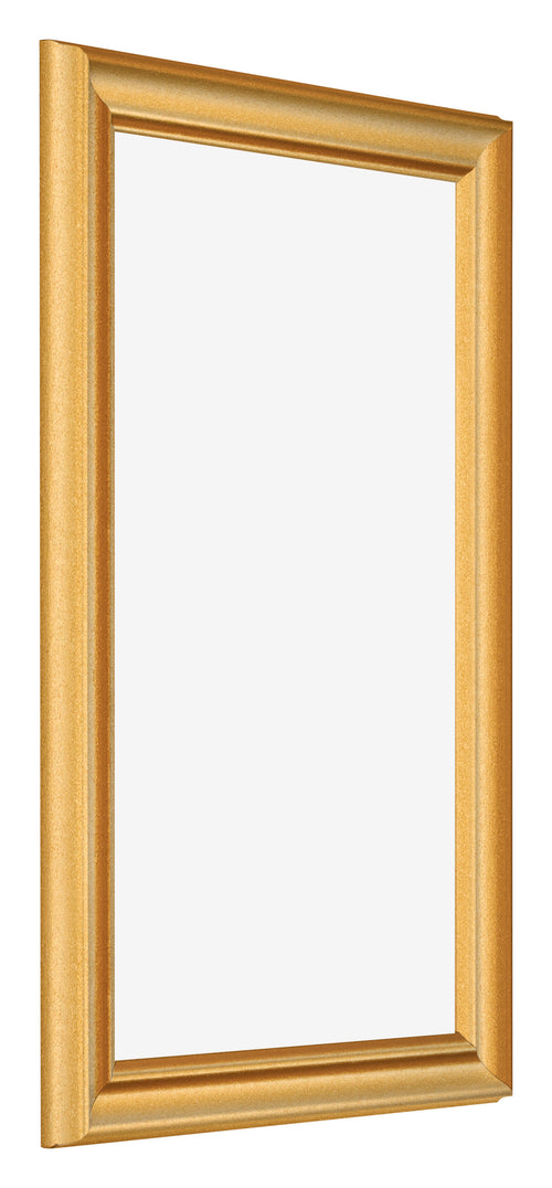 Fotokader 30x50cm Goud Mat MDF Lazio Voorzijde Schuin | Yourdecoration.be