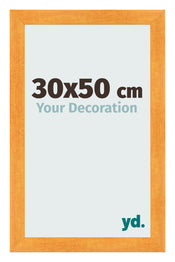 Fotokader 30x50cm Oranje MDF Pisa Voorzijde Maat | Yourdecoration.be