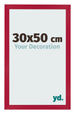 Fotokader 30x50cm Rood MDF Bologna Voorzijde Maat | Yourdecoration.be