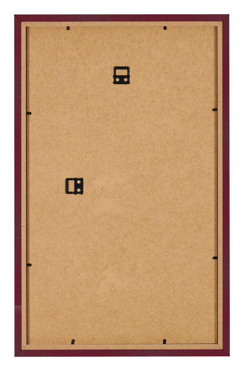 Fotokader 30x50cm Wijnrood Geveegd MDF Bologna Achterzijde | Yourdecoration.be
