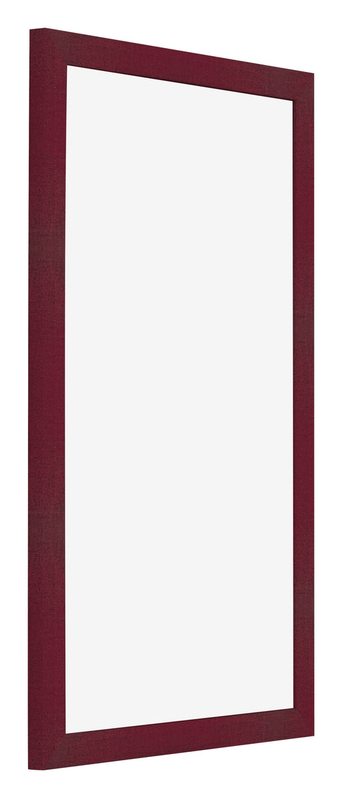 Fotokader 30x50cm Wijnrood Geveegd MDF Bologna Voorzijde Schuin | Yourdecoration.be