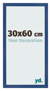 Fotokader 30x60 cm Donkerblauw MDF Bologna Voorzijde Maat | Yourdecoration.be