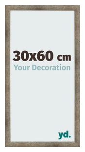 Fotokader 30x60 cm Metaal Vintage MDF Bologna Voorzijde Maat | Yourdecoration.be