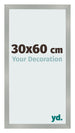 Fotokader 30x60cm Aluminium Geborsteld MDF Bologna Voorzijde Maat | Yourdecoration.be