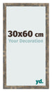 Fotokader 30x60cm Blauw Goud Gemeleerd MDF Bologna Voorzijde Maat | Yourdecoration.be