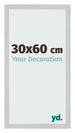 Fotokader 30x60cm Edelstaal MDF Bologna Voorzijde Maat | Yourdecoration.be