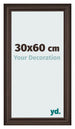 Fotokader 30x60cm Eiken Donker MDF Lazio Voorzijde Maat | Yourdecoration.be