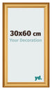 Fotokader 30x60cm Goud Mat MDF Lazio Voorzijde Maat | Yourdecoration.be